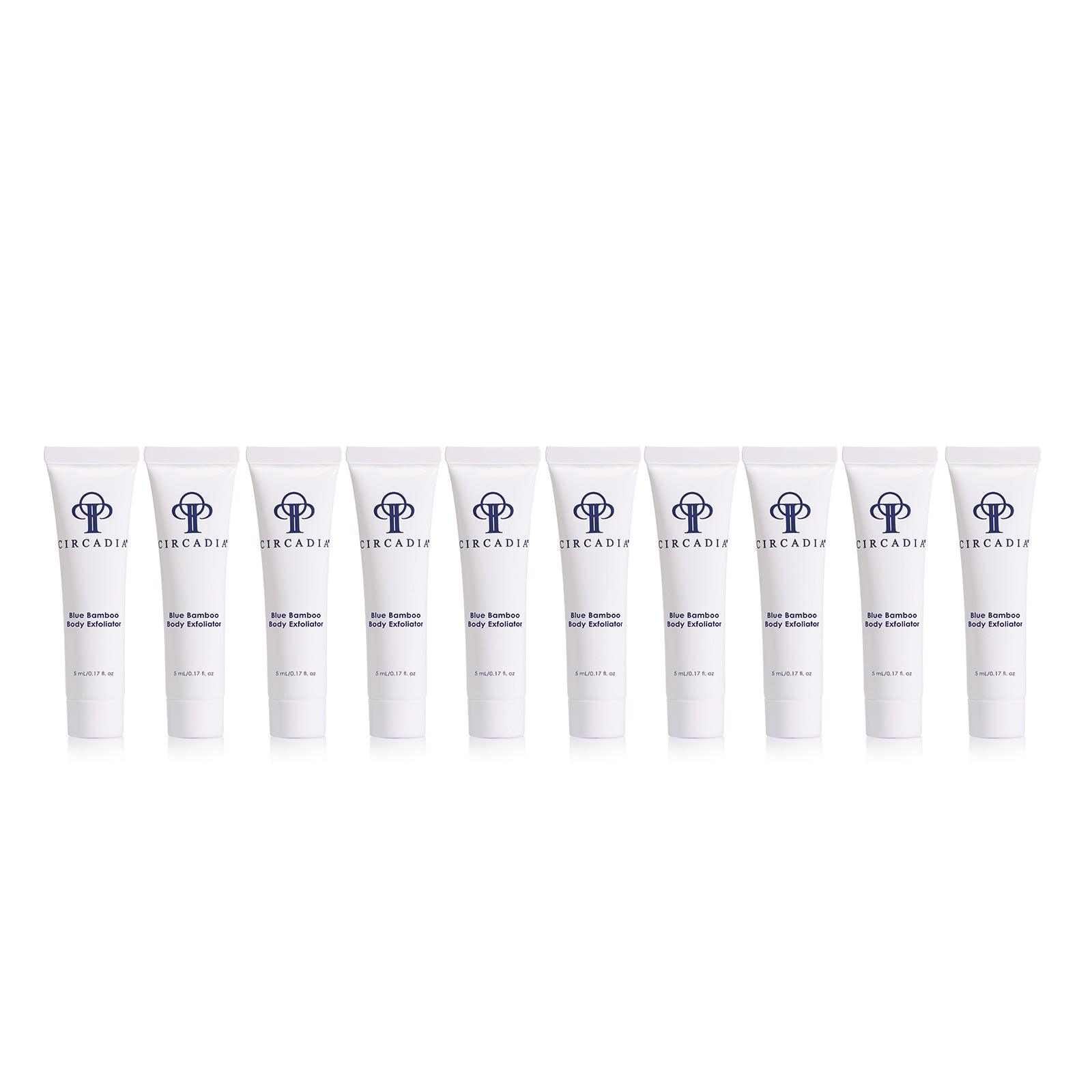 Blue Bamboo Body Exfoliator, 5 mL, Sample (10 pack) - CIRCADIA