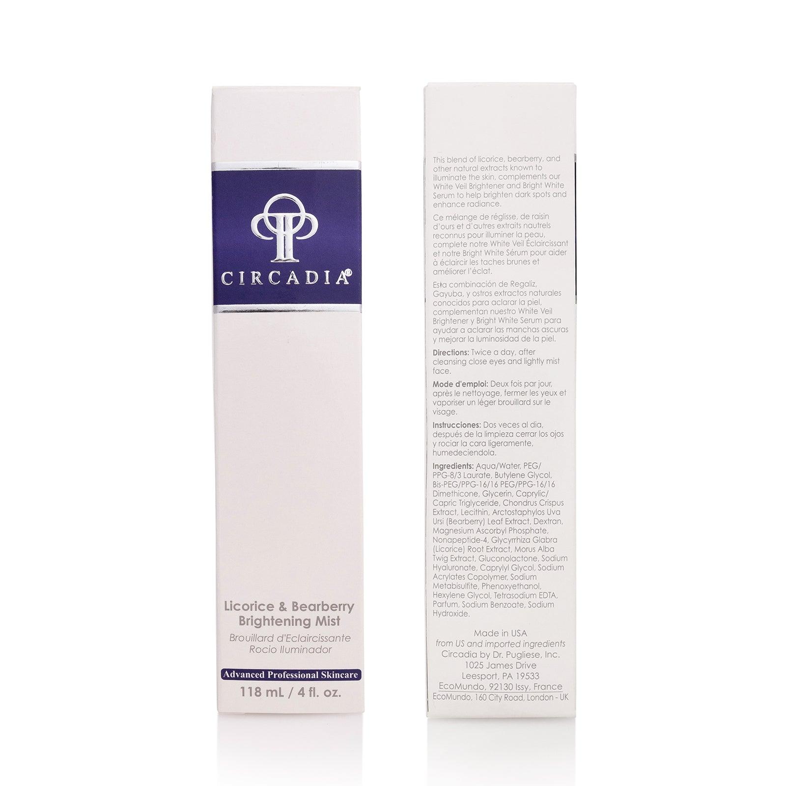 Licorice & Bearberry Brightening Mist - CIRCADIA