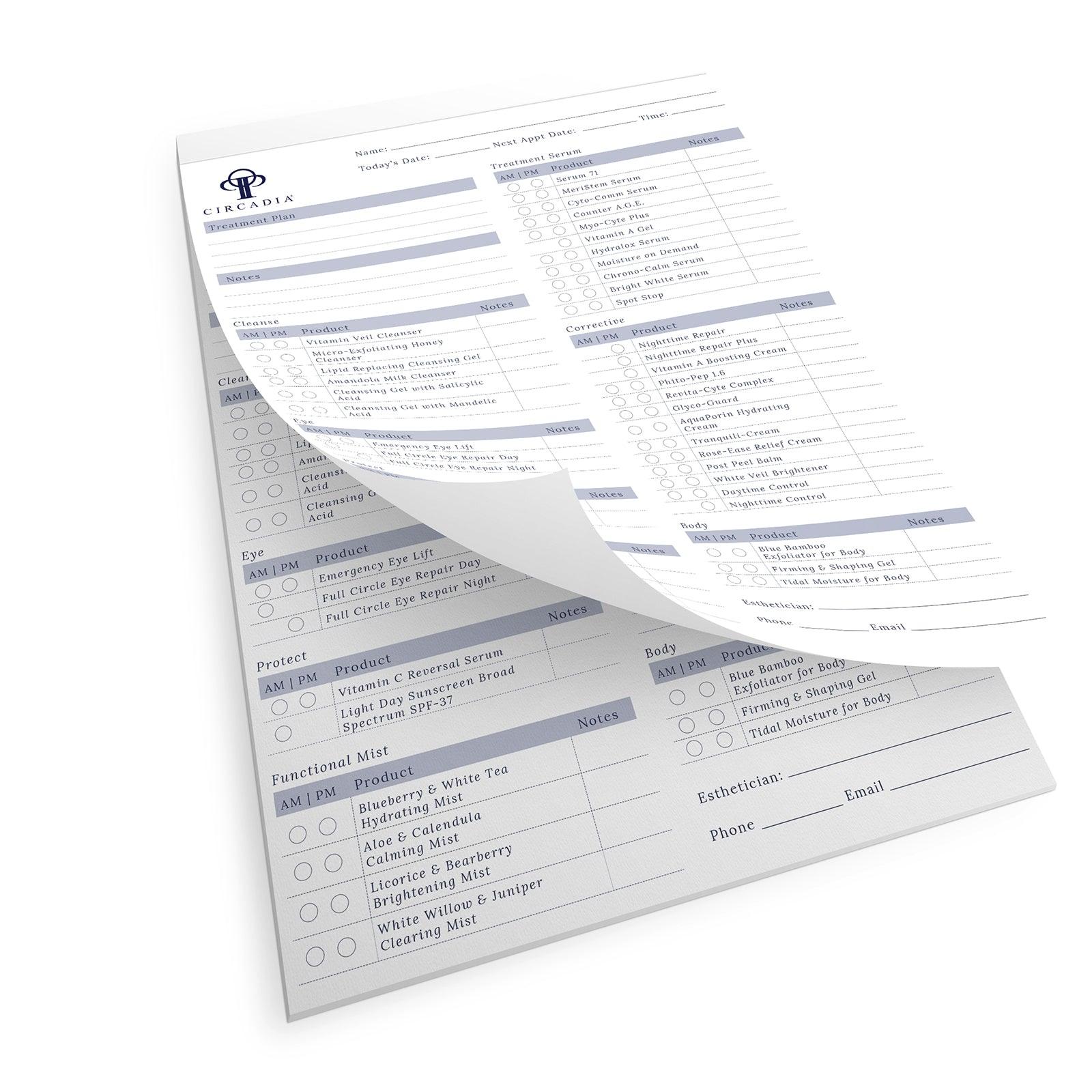 Retail Regimen Pad - CIRCADIA